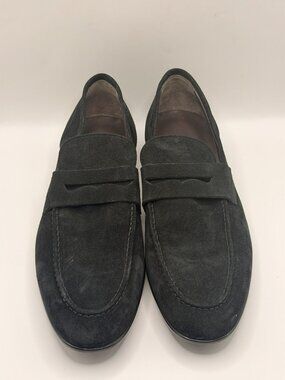 TO BOOT NEW YORK Men Black Suede Penny Loafer Sz 11